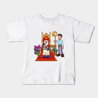 Saint Nicholas With Kid Kids T-Shirt